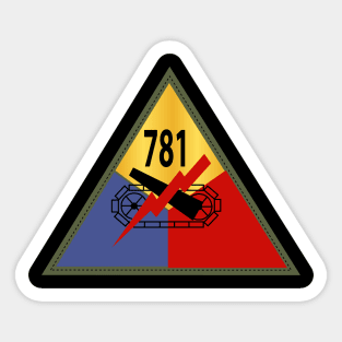 781st Tank Battalion SSI Sticker